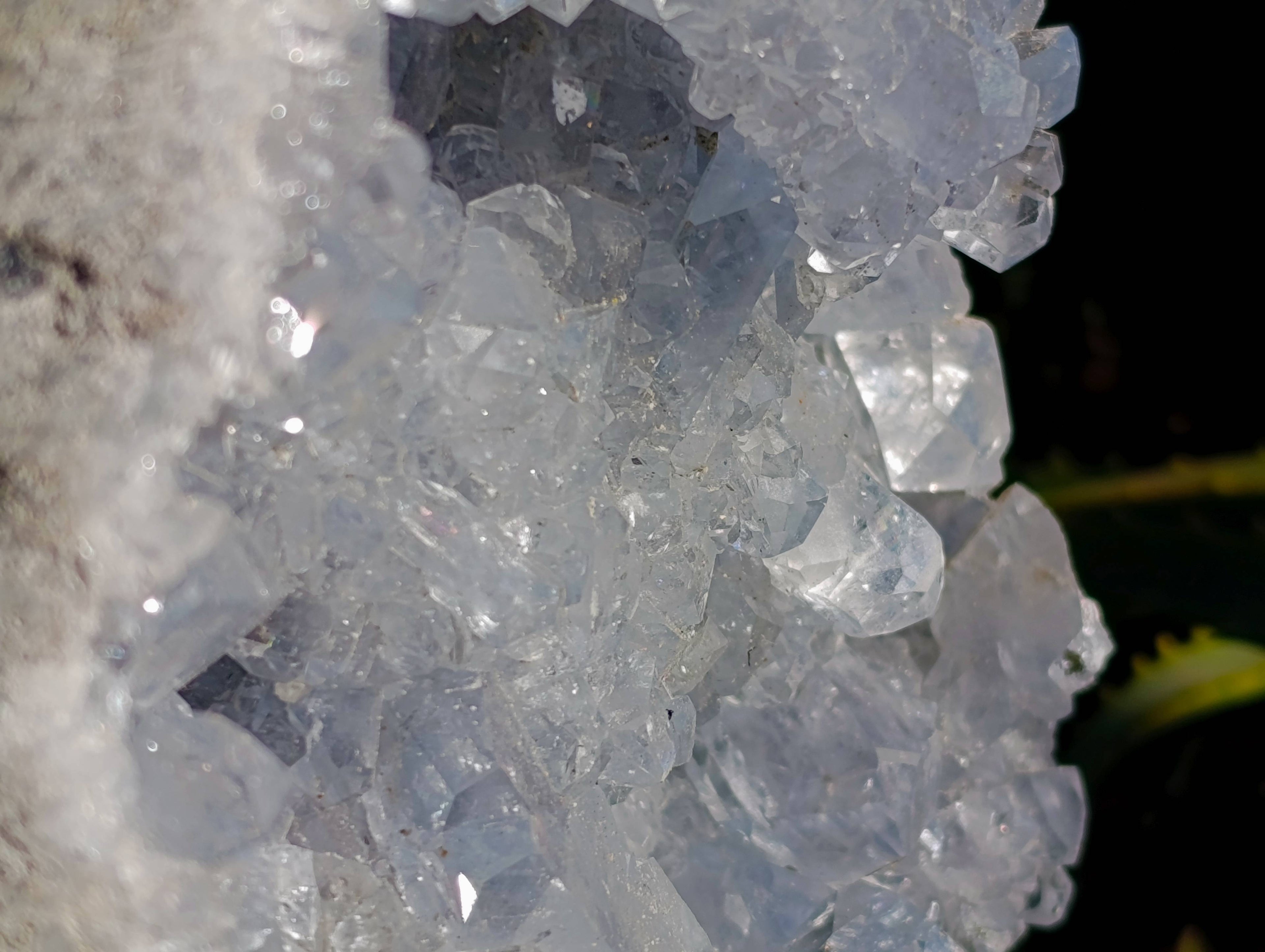 Natural Celestite Standing Free Form x 1 From Sakoany, Madagascar - Toprock Gemstones and Minerals 