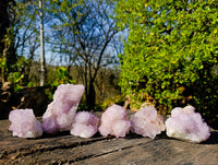 Natural Amethyst Spirit Quartz Clusters x 6 From Boekenhouthoek, South Africa