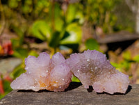 Natural Amethyst Spirit Quartz Clusters x 20 From Boekenhouthoek, South Africa