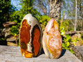 Polished Polychrome Jasper Standing Free Forms x 4 From Madagascar - Toprock Gemstones and Minerals 