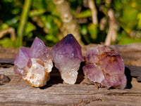 Natural Amethyst Spirit Quartz Clusters x 20 From Boekenhouthoek, South Africa