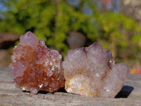 Natural Amethyst Spirit Quartz Clusters x 20 From Boekenhouthoek, South Africa