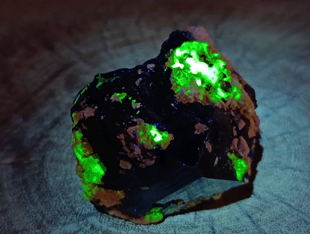 Natural Schorl Black Tourmaline Specimens x 6 From Erongo, Namibia - Toprock Gemstones and Minerals 