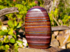 Polished Banded Tiger Iron Jasper Standing Free Forms x 2 From South Africa - Toprock Gemstones and Minerals 