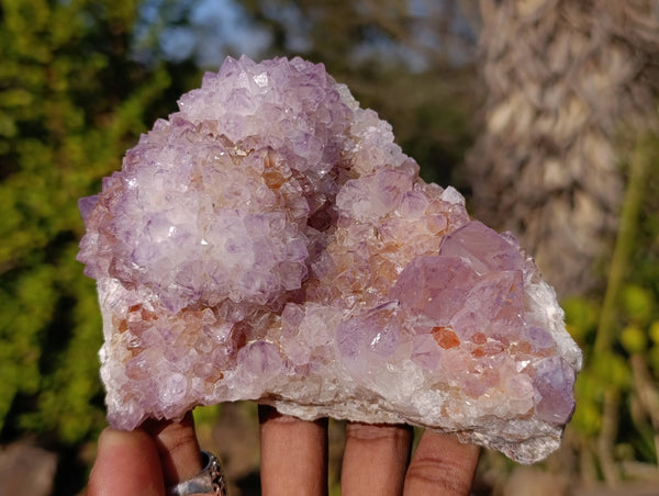 Natural Amethyst Spirit Quartz Clusters x 2 From Boekenhouthoek, South Africa