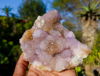 Natural Amethyst Spirit Quartz Clusters x 2 From Boekenhouthoek, South Africa