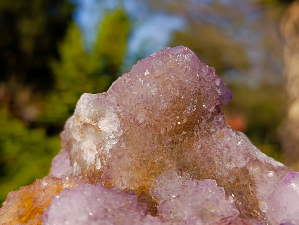 Natural Amethyst Spirit Quartz Clusters x 2 From Boekenhouthoek, South Africa - Toprock Gemstones and Minerals 