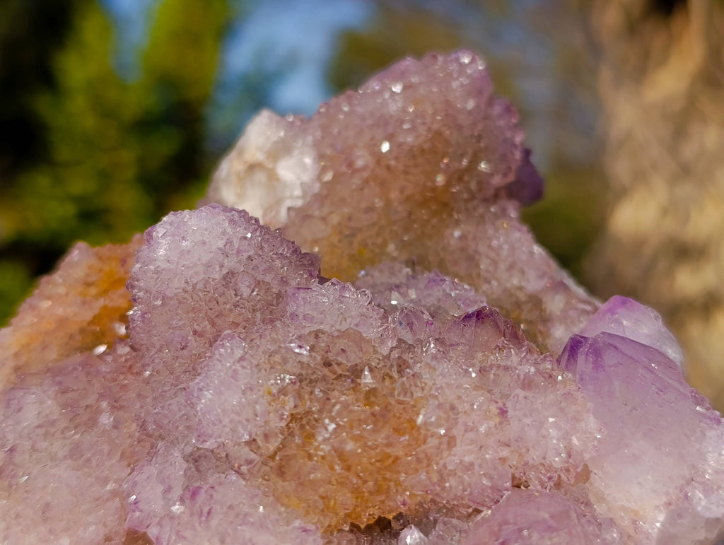 Natural Amethyst Spirit Quartz Clusters x 2 From Boekenhouthoek, South Africa - Toprock Gemstones and Minerals 
