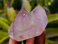 Polished Window Amethyst Crystals x 9 From Madagascar - Toprock Gemstones and Minerals 