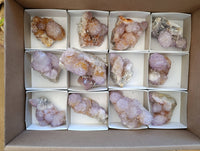 Natural Amethyst Spirit Quartz Clusters x 12 From Boekenhouthoek, South Africa