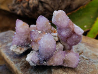 Natural Amethyst Spirit Quartz Clusters x 12 From Boekenhouthoek, South Africa