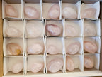 Polished Rose Quartz Eggs x 20 From Madagascar - Toprock Gemstones and Minerals 