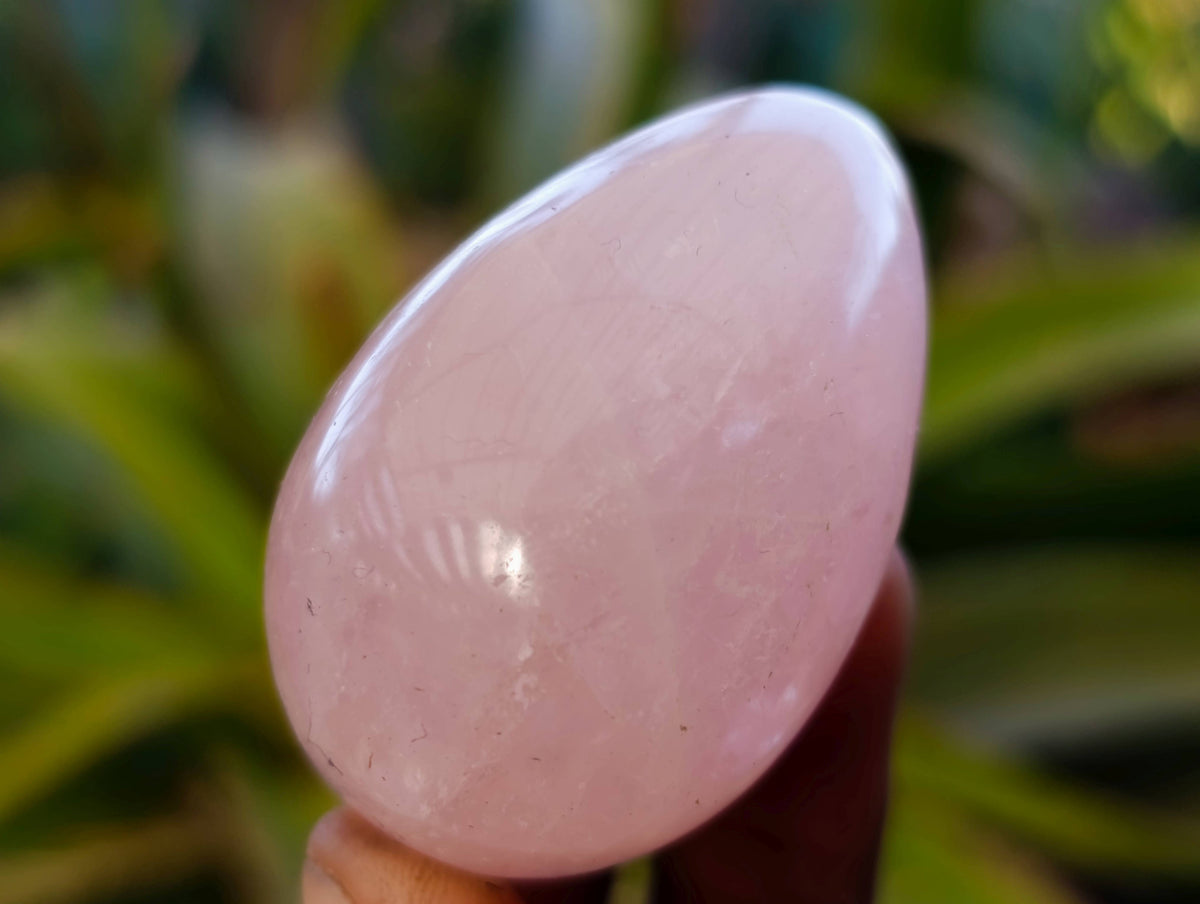 Polished Rose Quartz Eggs x 20 From Madagascar - Toprock Gemstones and Minerals 