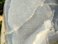 Polished Blue Lace Agate Standing Free Form x 1 From Malawi