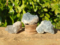 Natural Celestite Specimens x 20 From Sakoany, Madagascar