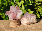 Natural Amethyst Spirit Quartz Clusters x 12 From Boekenhouthoek, South Africa - Toprock Gemstones and Minerals 