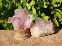 Natural Amethyst Spirit Quartz Clusters x 12 From Boekenhouthoek, South Africa