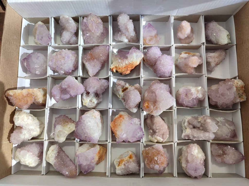 Natural Amethyst Spirit Quartz Specimens x 35 From Boekenhouthoek, South Africa - Toprock Gemstones and Minerals 