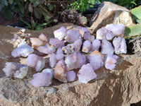 Natural Amethyst Spirit Quartz Specimens x 35 From Boekenhouthoek, South Africa
