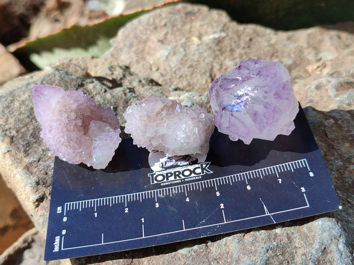 Natural Amethyst Spirit Quartz Specimens x 35 From Boekenhouthoek, South Africa - Toprock Gemstones and Minerals 