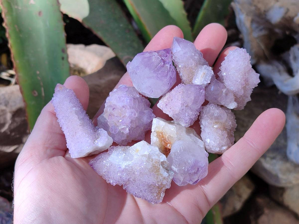 Natural Amethyst Spirit Quartz Specimens x 35 From Boekenhouthoek, South Africa - Toprock Gemstones and Minerals 