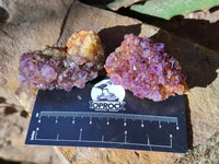 Natural Amethystos Amethyst Clusters x 35 From Kwaggafontein, South Africa