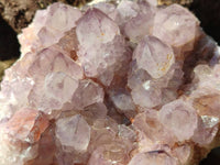 Natural Amethyst Spirit Quartz Clusters x 2 From Boekenhouthoek, South Africa