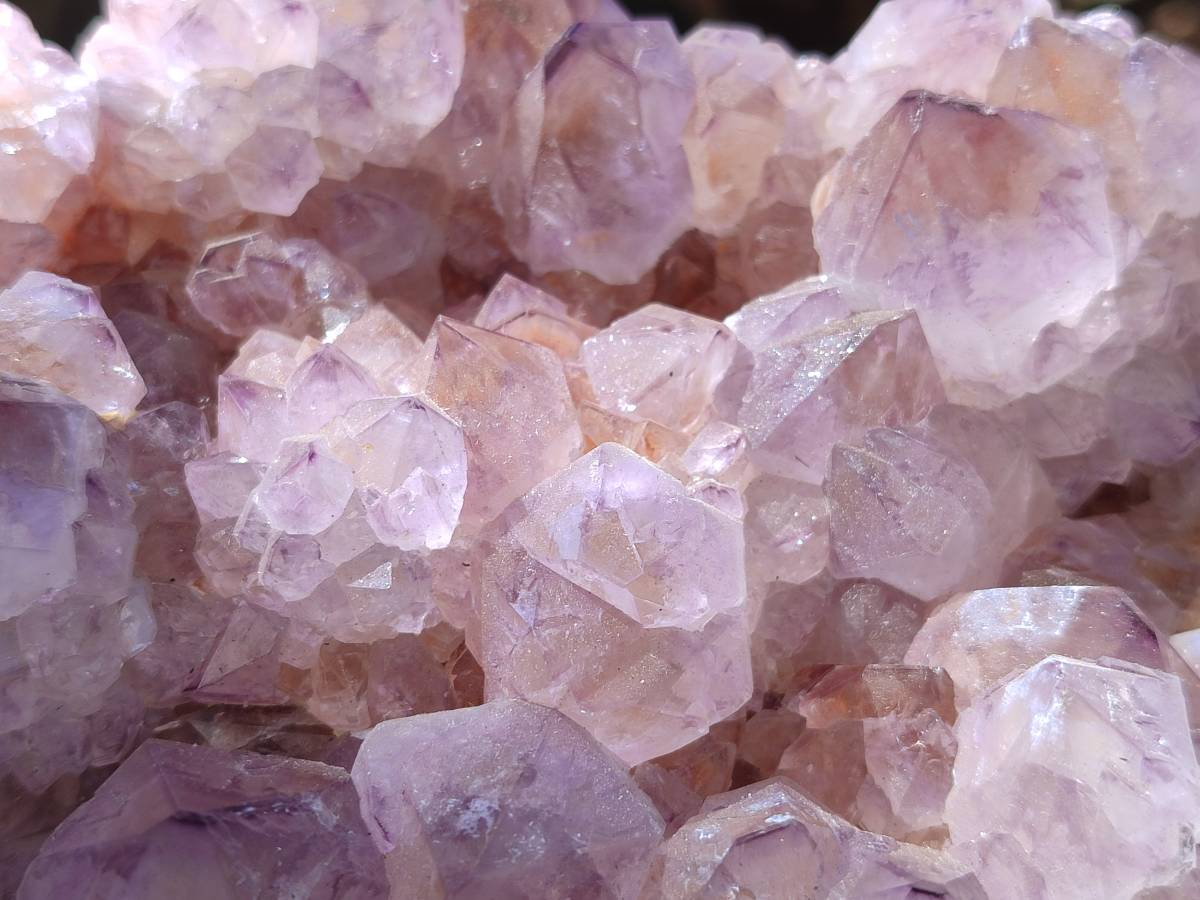 Natural Amethyst Spirit Quartz Clusters x 2 From Boekenhouthoek, South Africa - Toprock Gemstones and Minerals 