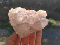 Natural Amethyst Spirit Quartz Clusters x 3 From Boekenhouthoek, South Africa