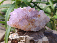 Natural Amethyst Spirit Quartz Clusters x 3 From Boekenhouthoek, South Africa