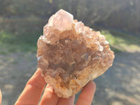 Natural Amethyst Spirit Quartz Clusters x 3 From Boekenhouthoek, South Africa