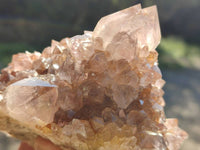 Natural Amethyst Spirit Quartz Clusters x 3 From Boekenhouthoek, South Africa