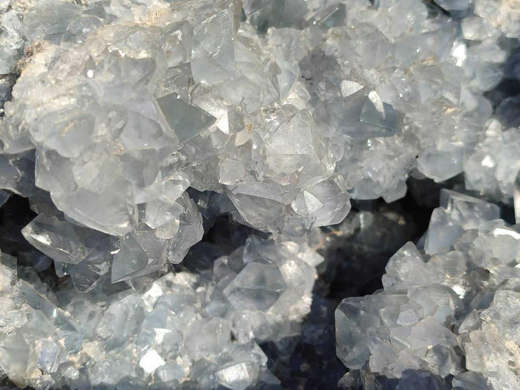 Natural Celestite Geode Specimen x 1 From Sakoany, Madagascar - Toprock Gemstones and Minerals 