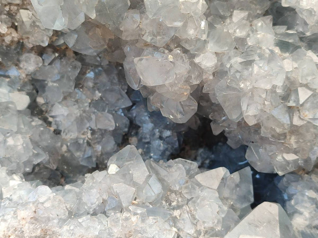 Natural Celestite Geode Specimen x 1 From Sakoany, Madagascar - Toprock Gemstones and Minerals 