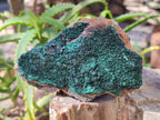 Natural Crystalline Malachite Specimens x 6 From Congo - Toprock Gemstones and Minerals 