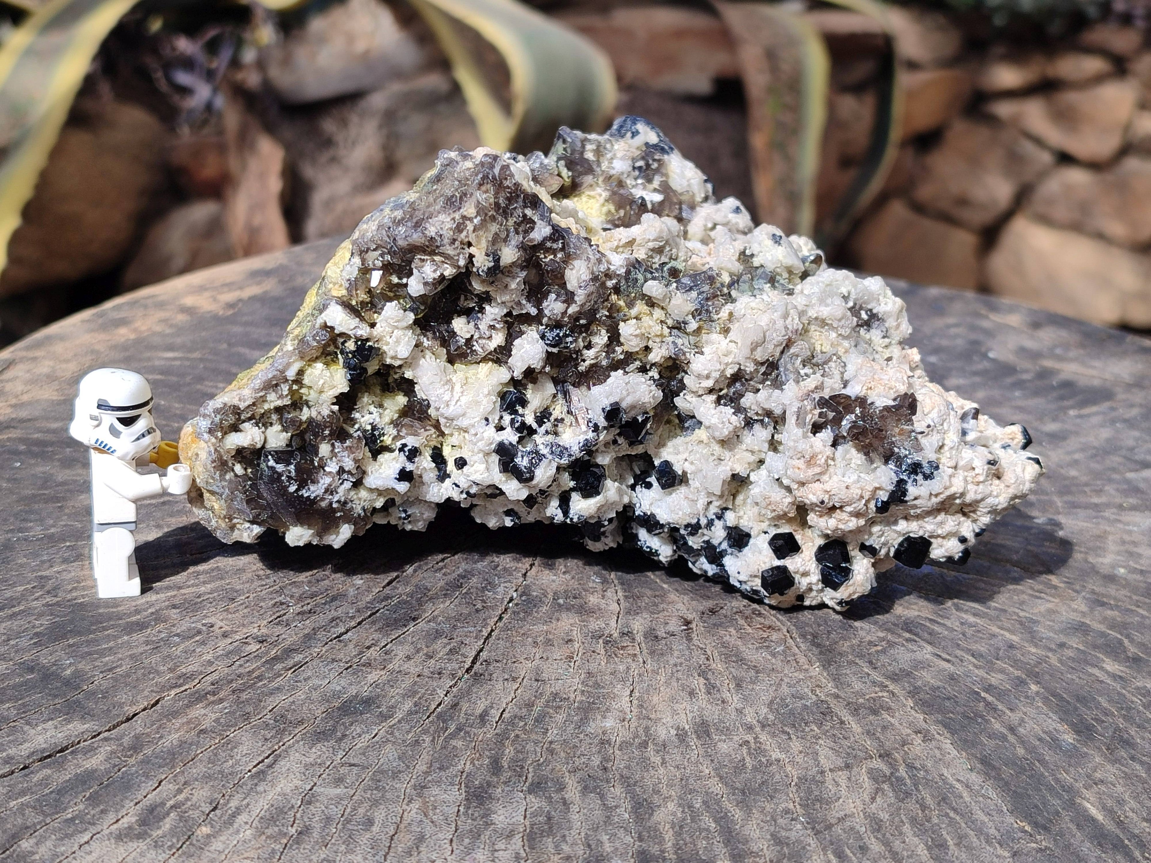 Natural Schorl Black Tourmaline Specimen x 1 From Erongo, Namibia - Toprock Gemstones and Minerals 