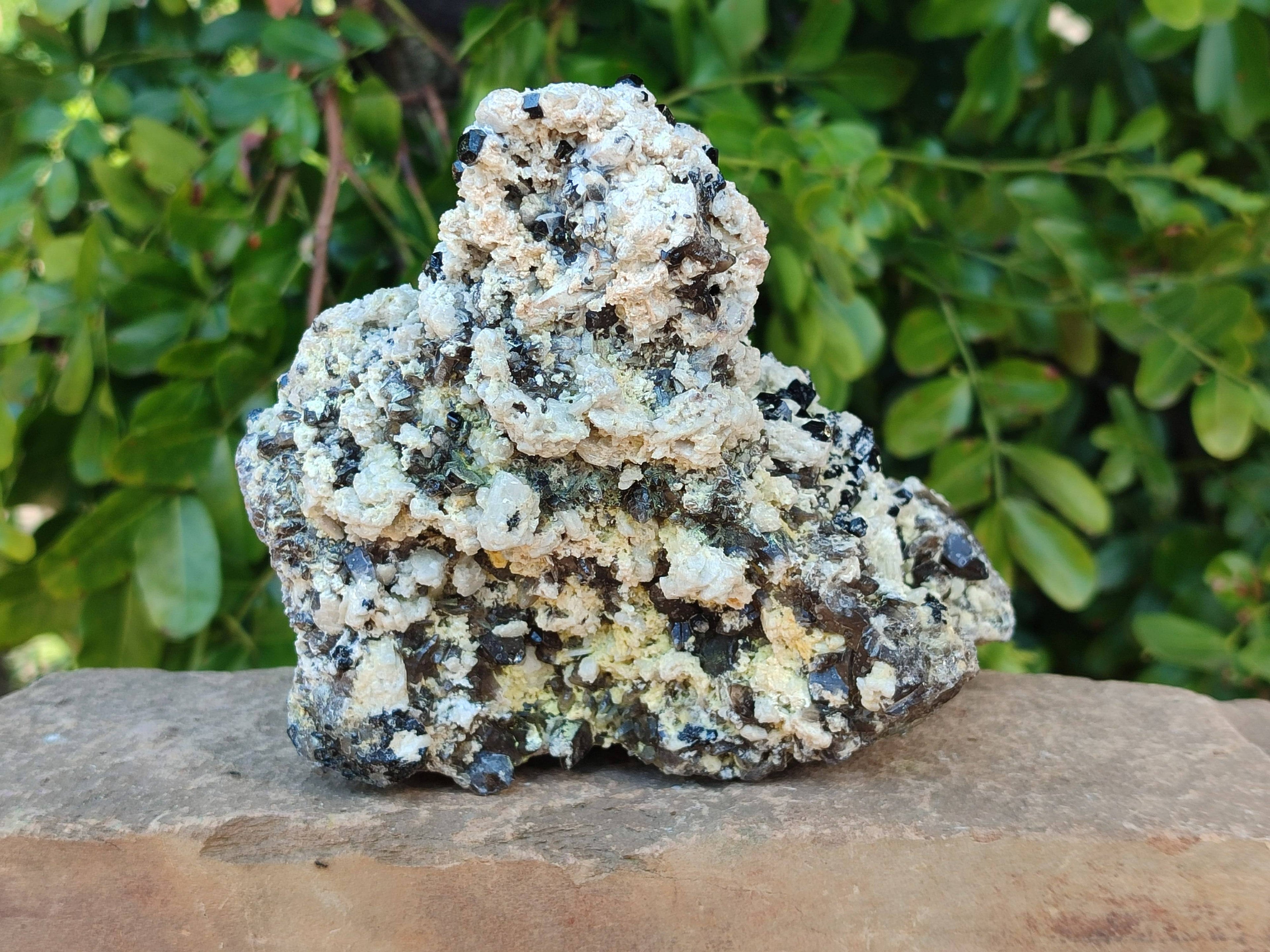 Natural Schorl Black Tourmaline Specimen x 1 From Erongo, Namibia - Toprock Gemstones and Minerals 