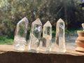 Polished Clear Quartz Crystals x 24 From Madagascar - Toprock Gemstones and Minerals 