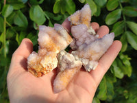 Natural Amethyst Spirit Quartz Specimens x 20 From Boekenhouthoek, South Africa