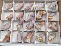Natural Amethyst Spirit Quartz Specimens x 20 From Boekenhouthoek, South Africa
