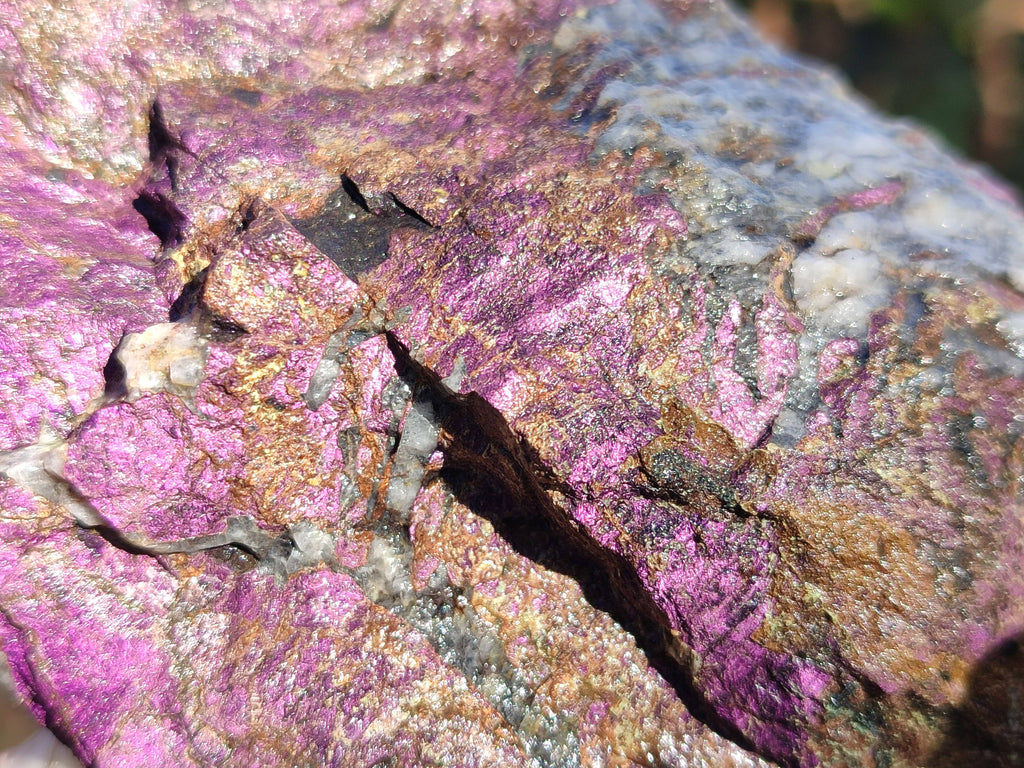Natural Metallic Purpurite Cobbed Specimens x 6 From Erongo, Namibia - Toprock Gemstones and Minerals 