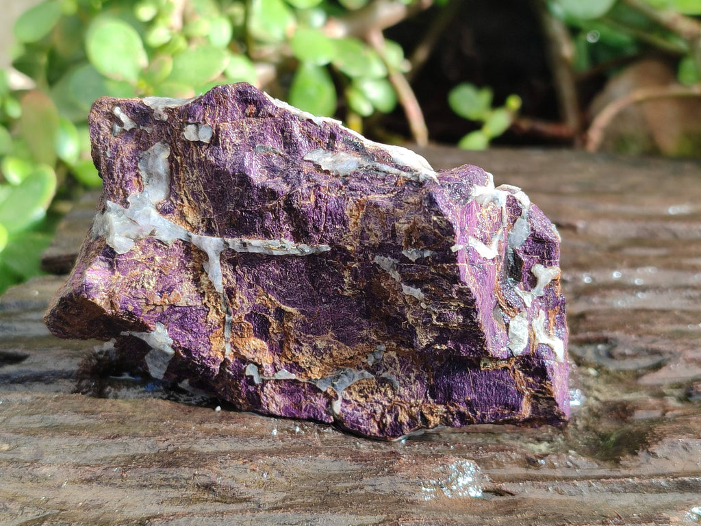 Natural Metallic Purpurite Cobbed Specimens x 6 From Erongo, Namibia - Toprock Gemstones and Minerals 