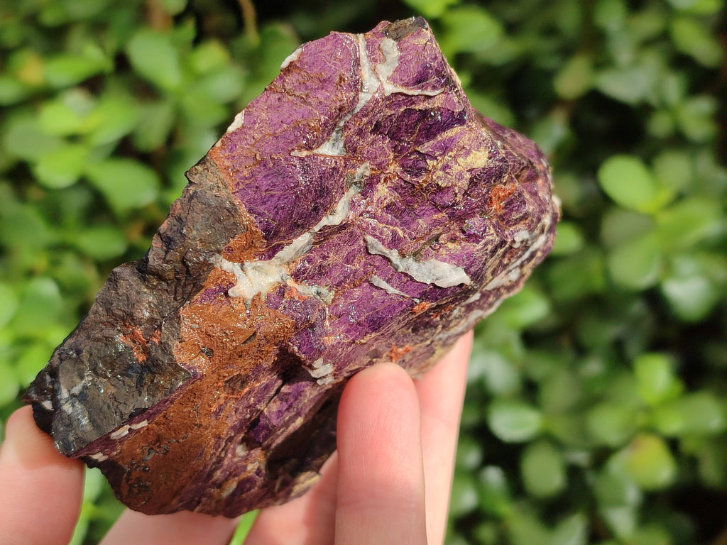 Natural Metallic Purpurite Cobbed Specimens x 6 From Erongo, Namibia - Toprock Gemstones and Minerals 