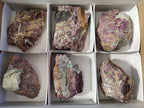 Natural Metallic Purpurite Cobbed Specimens x 6 From Erongo, Namibia - Toprock Gemstones and Minerals 