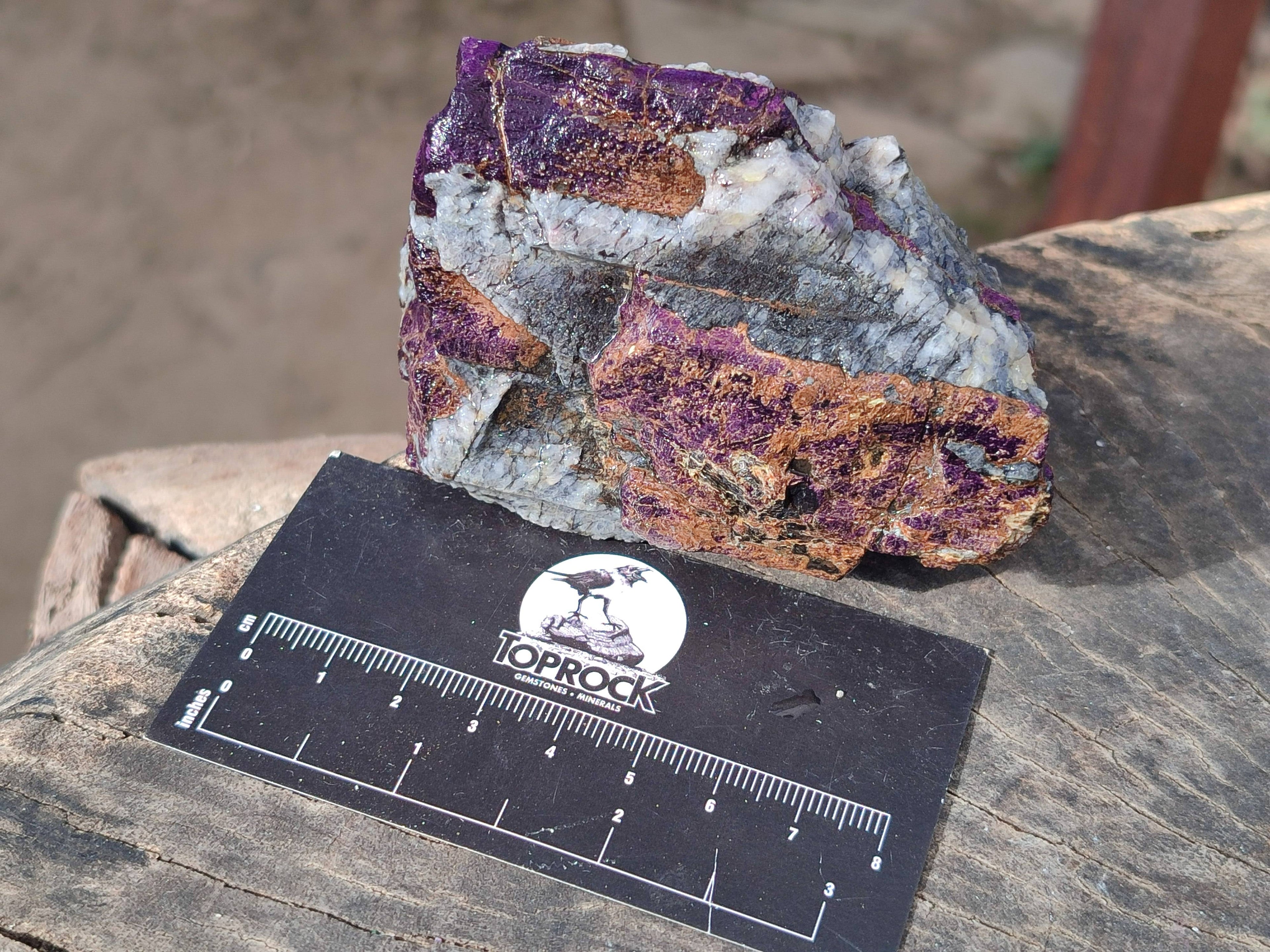 Natural Metallic Purpurite Cobbed Specimens x 6 From Erongo, Namibia - Toprock Gemstones and Minerals 