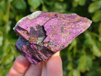 Natural Metallic Purpurite Cobbed Specimens x 6 From Erongo, Namibia