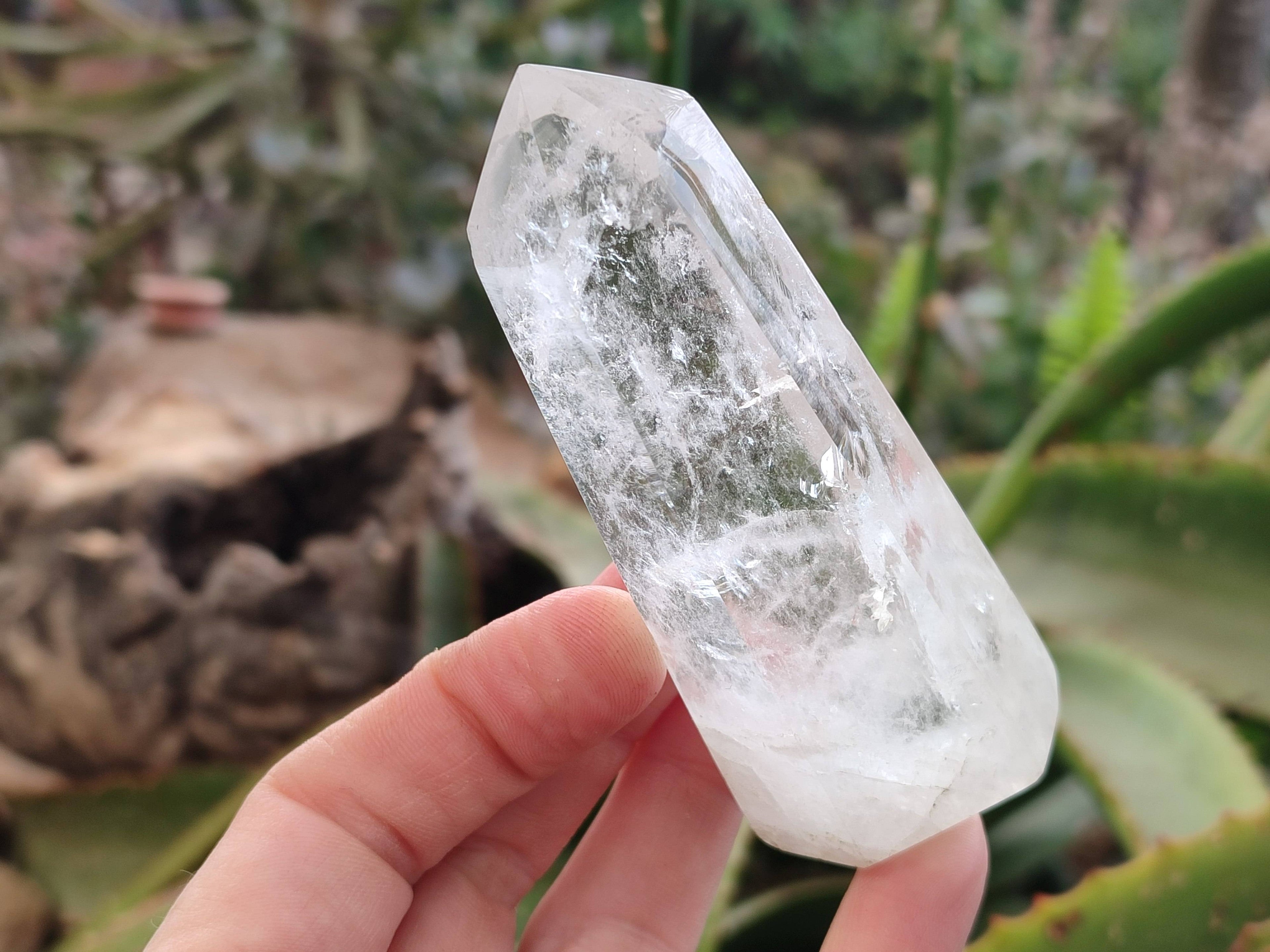 Polished Clear Quartz Crystals x 6 From Madagascar - Toprock Gemstones and Minerals 