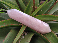 Polished Double Terminated Rose Quartz Points x 2 From Madagascar - Toprock Gemstones and Minerals 