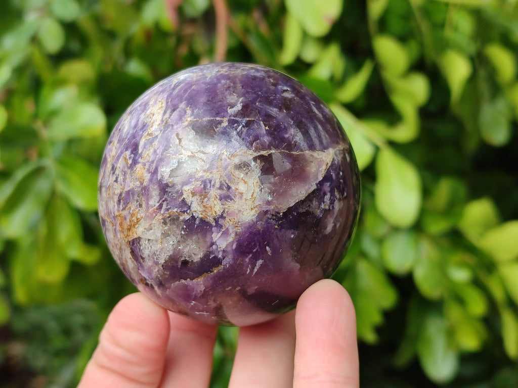 Polished Lepidolite Spheres x 4 From Ambatondrazaka, Madagascar - Toprock Gemstones and Minerals 