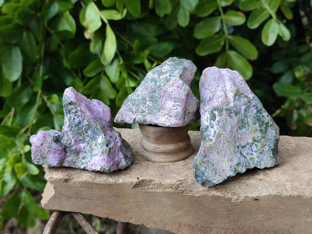 Natural Stichtite Specimens x 12 From Barberton, South Africa - Toprock Gemstones and Minerals 